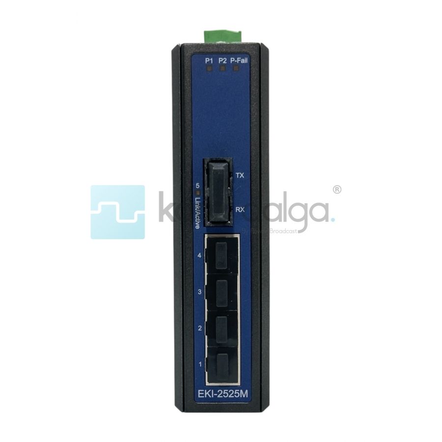 Advantech EKI-2525M 5 Port Endüstriyel Ethernet Switch