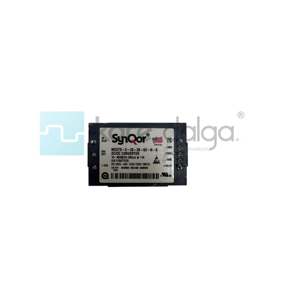 SynQor MCOTS-C-28-28-QE-N-S DC-DC Konvertör