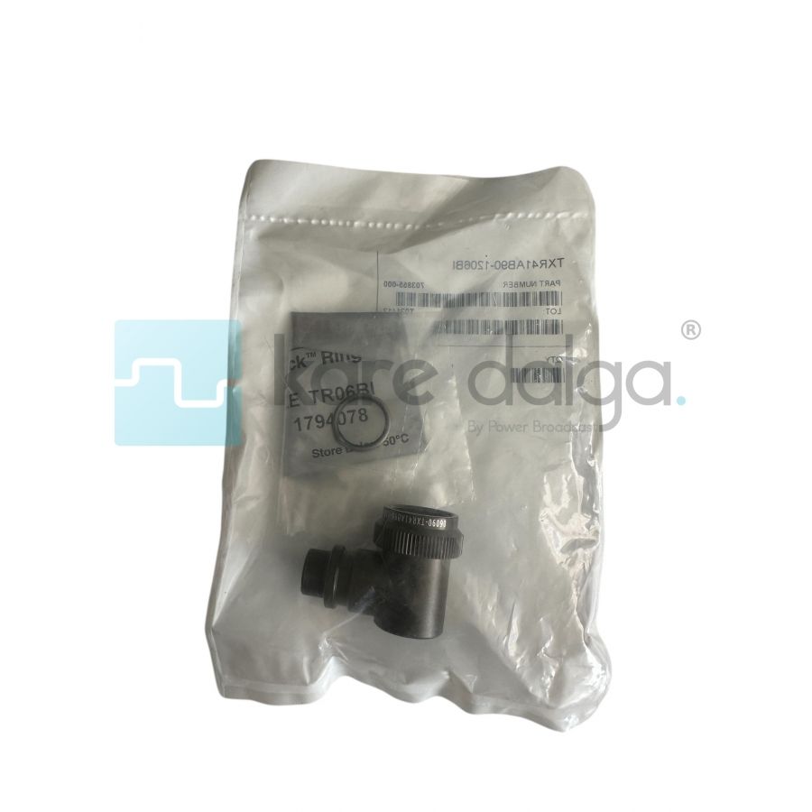 TE Connectivity TXR41AB90-1206BI 90° Backshell Adaptörü