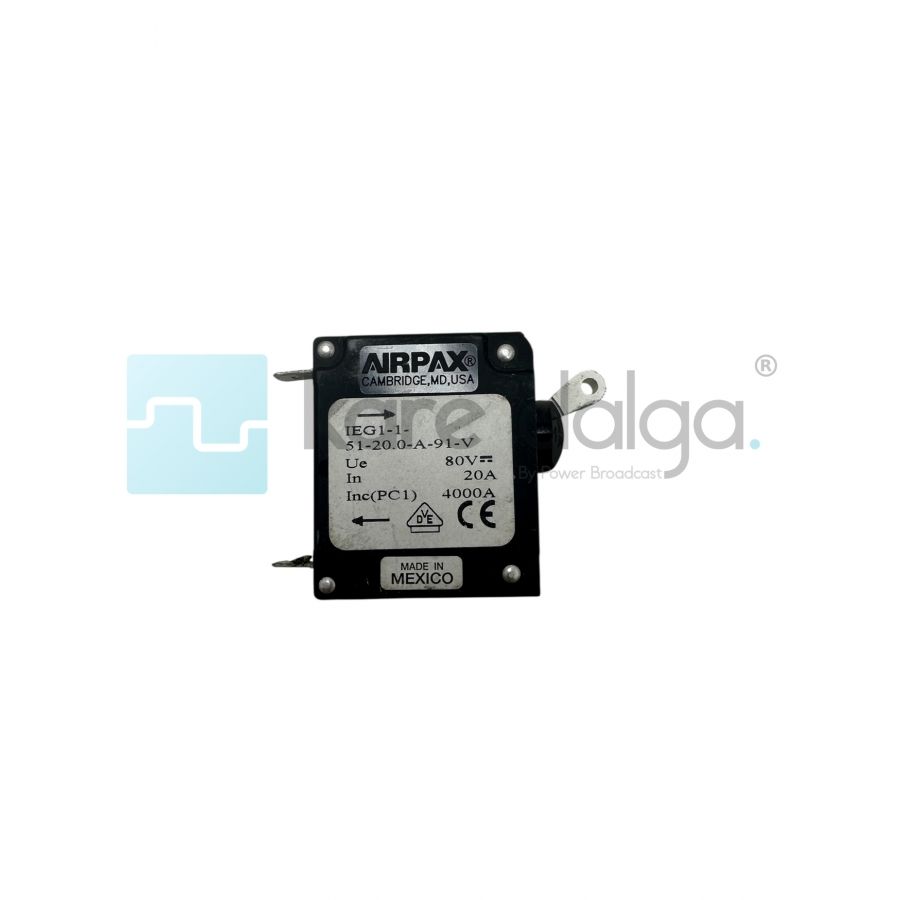 Airpax IEG1-1-51-20.0-A-91-V 20A Termal Manyetik Devre Kesici (1 Kutuplu)