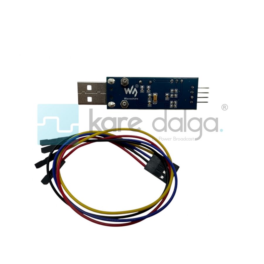  Waveshare PL2303TA USB to TTL UART Seri Dönüştürücü Modül – 3.3V / 5V Uyumlu
