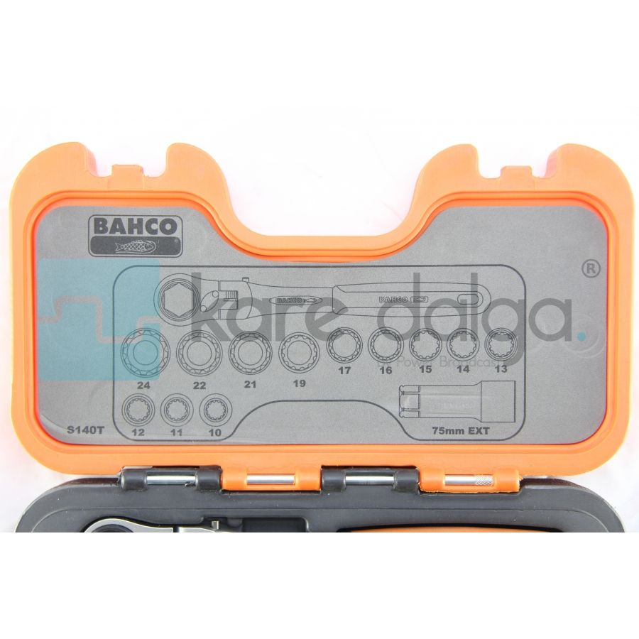 Bahco S140T Düz Geçişli Lokma Seti