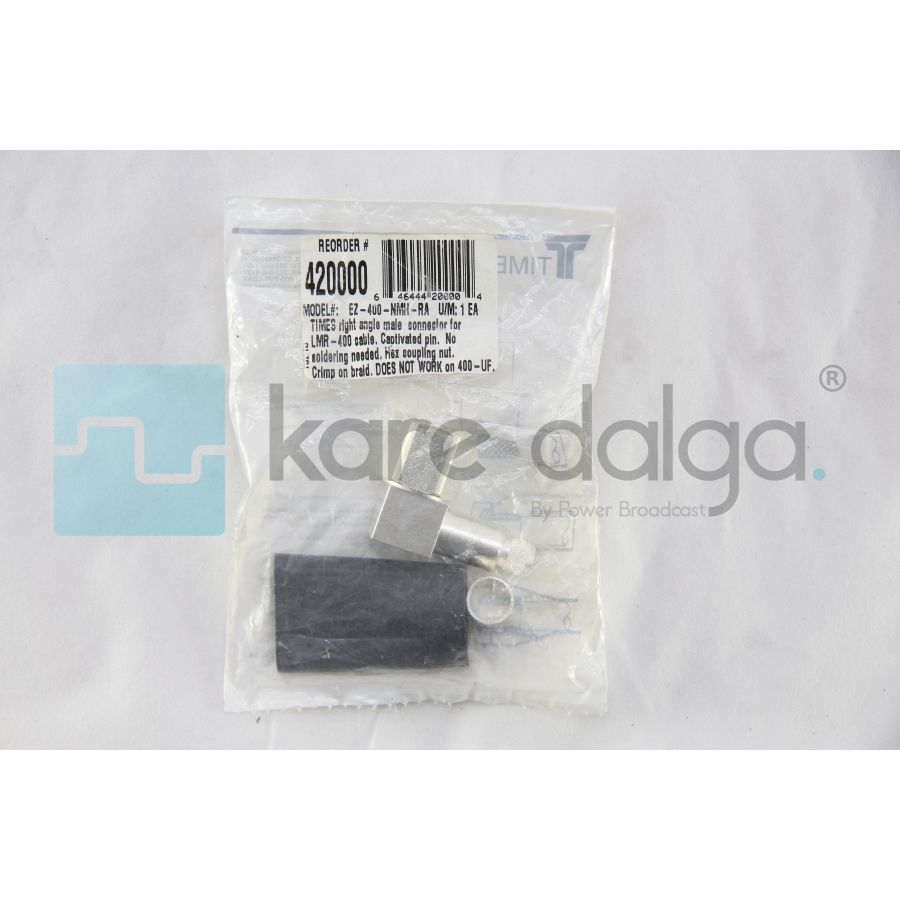 Times Microwave Systems EZ-400-NMH-RA N Erkek Konnektör