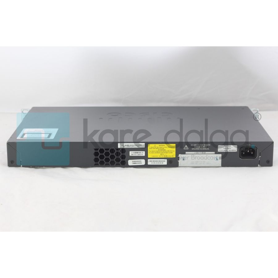 Cisco WS-C2960X-24TS-LL V02 24 Bağlantı Noktalı Lan Lite Switch