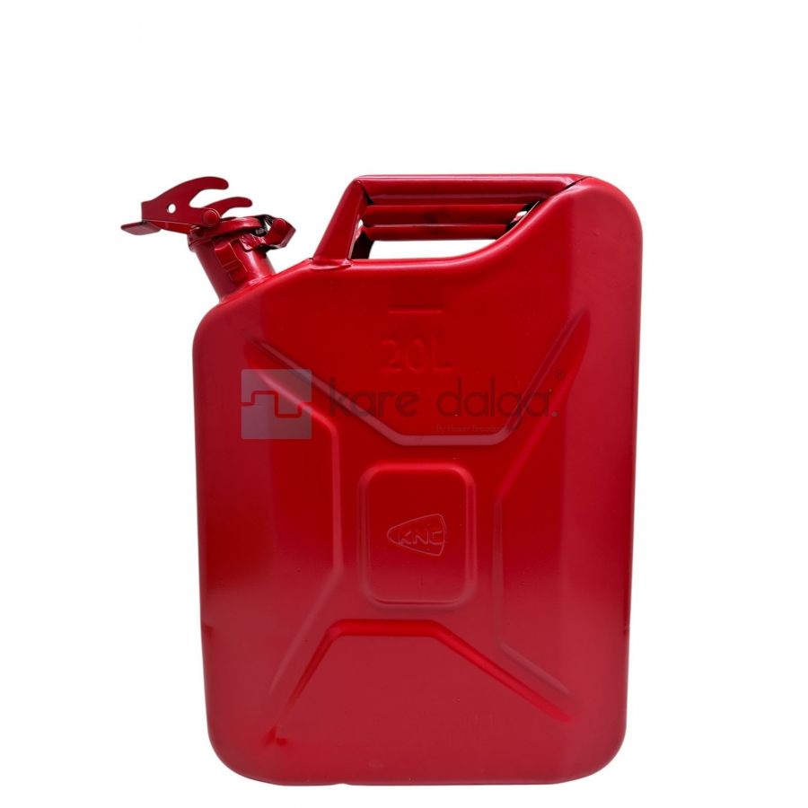 KNC Kırmızı Metal Yakıt Bidonu 20L