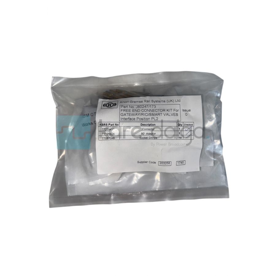 Knorr Bremse J80247/173 Serbest Uçlu Konnektör Kiti
