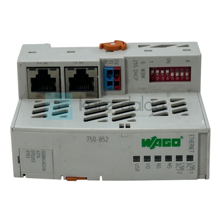WAGO 750-852 – ETHERNET Kontrolörü (3. Nesil, ECO)