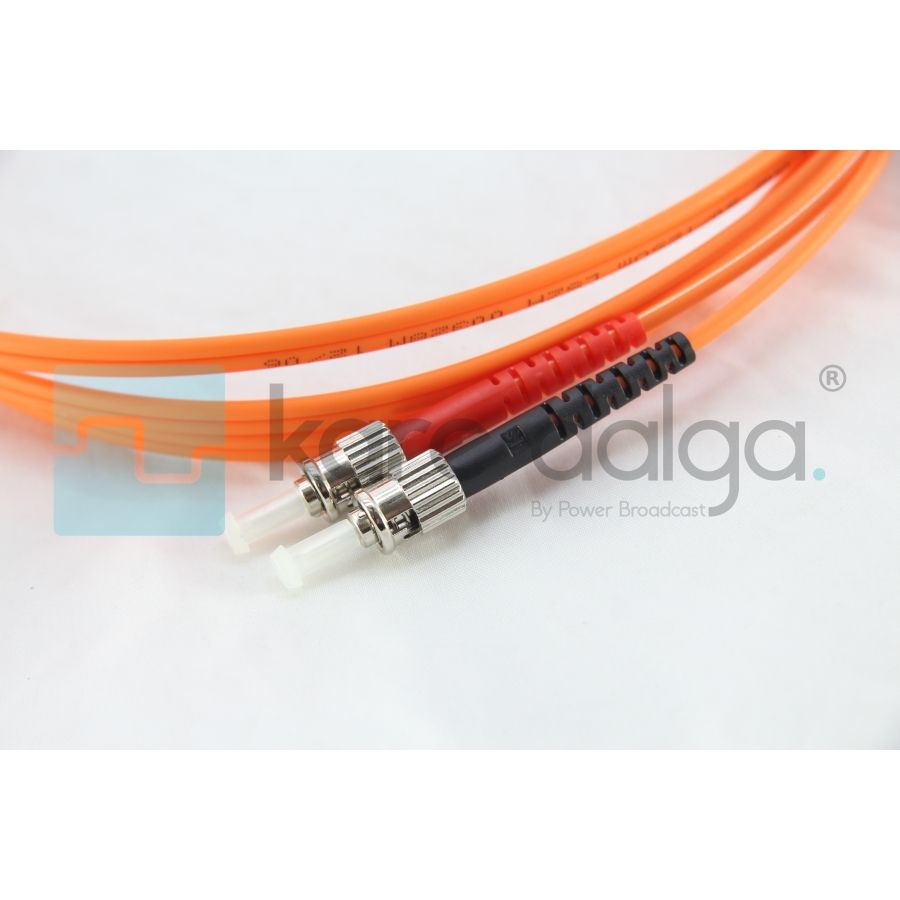 LC-ST Duplex Jumper 2 Metre Fiber Patch Kablo