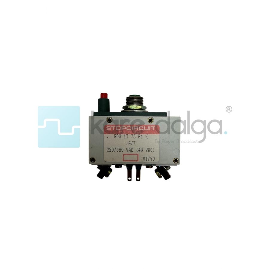 Stopcircuit GDU-1T-73-P1-K Manyetik-Termal Devre Kesici – 1A / Tek Kutuplu