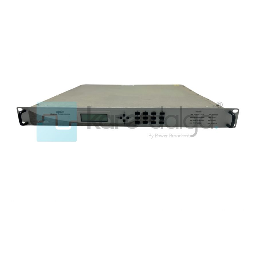 Radyne DD240 DVB-S Yayın Demodülatörü | 1–110 Mbps, QPSK, L-Band / 70 MHz