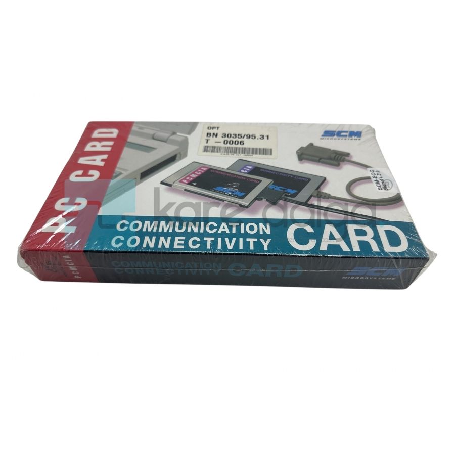 SCM Microsystems ECC V.Z1.0 Ethernet PCMCIA Kart – 10Base-T / BNC, NE2000 Uyumlu
