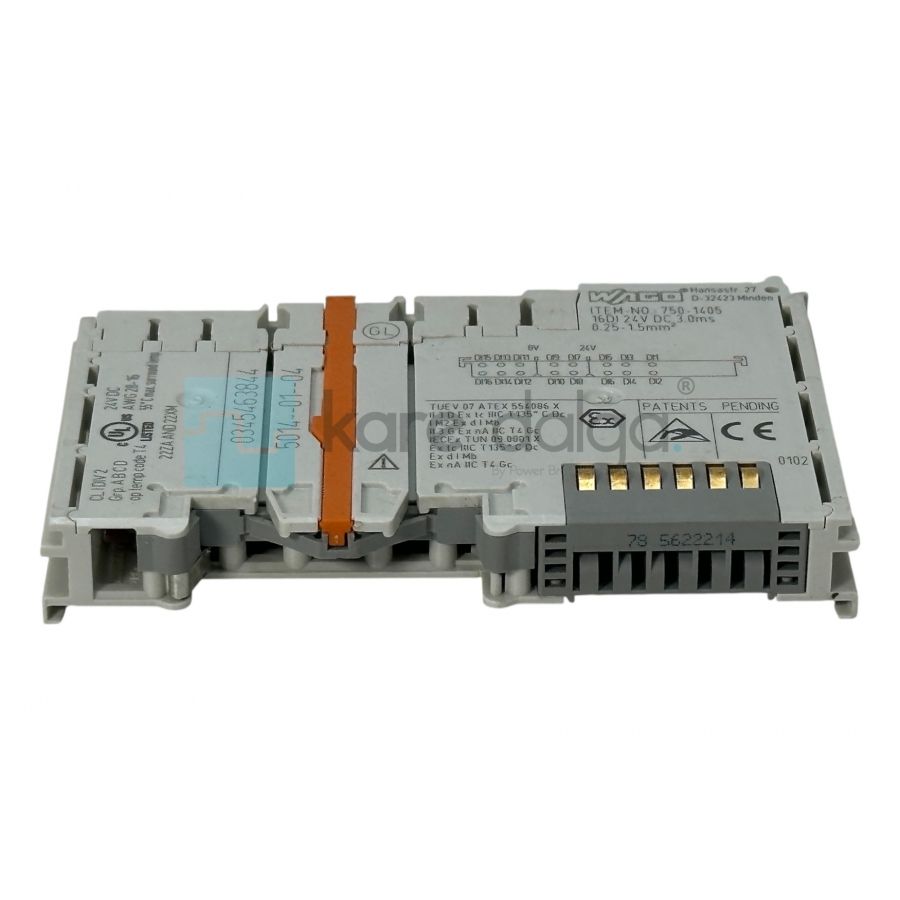 WAGO 750-1405 – 16 Kanal Dijital Giriş Modülü (24 V DC)