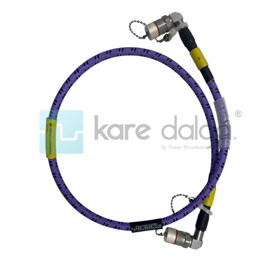 W.L. Gore 65474 RF Test Kablosu – N Erkek (90° Açılı) / N Erkek (90° Açılı) – PhaseFlex Serisi