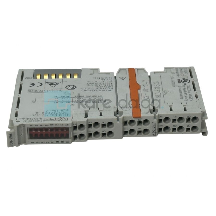 WAGO 750-1504 – 4-Kanallı 24 V DC Dijital Çıkış Modülü