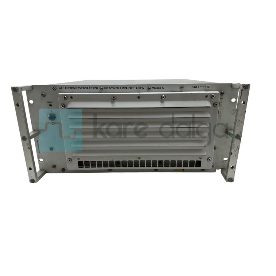 Rohde & Schwarz VK 855 C1 HF Güç Amplifikatörü | 1kW Çıkış Gücü