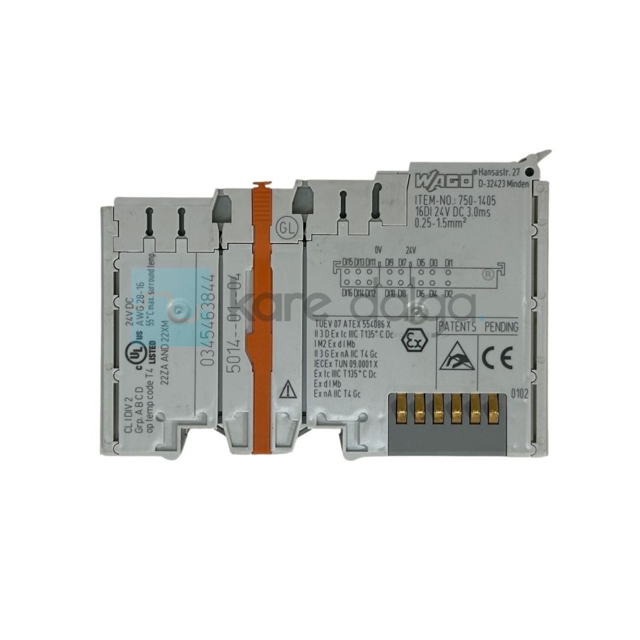 WAGO 750-1405 – 16 Kanal Dijital Giriş Modülü (24 V DC)