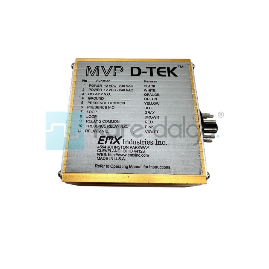 EMX MVP D‑TEK Evrensel Döngü Dedektörü (9 V–220 V AC/DC)
