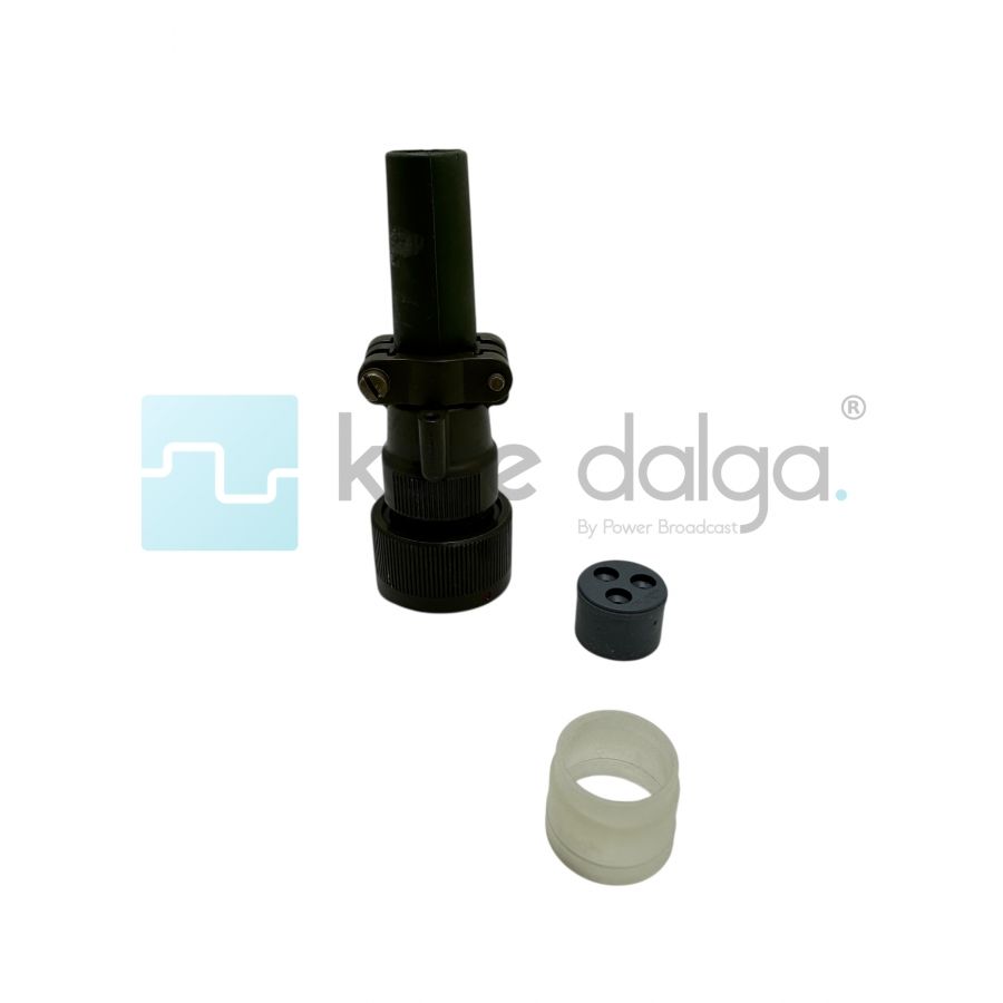 ITT Cannon CA3106E20-19PXB Dairesel Askeri Tip Konnektör – 3 Pin, Bayonet Kilitli, IP67