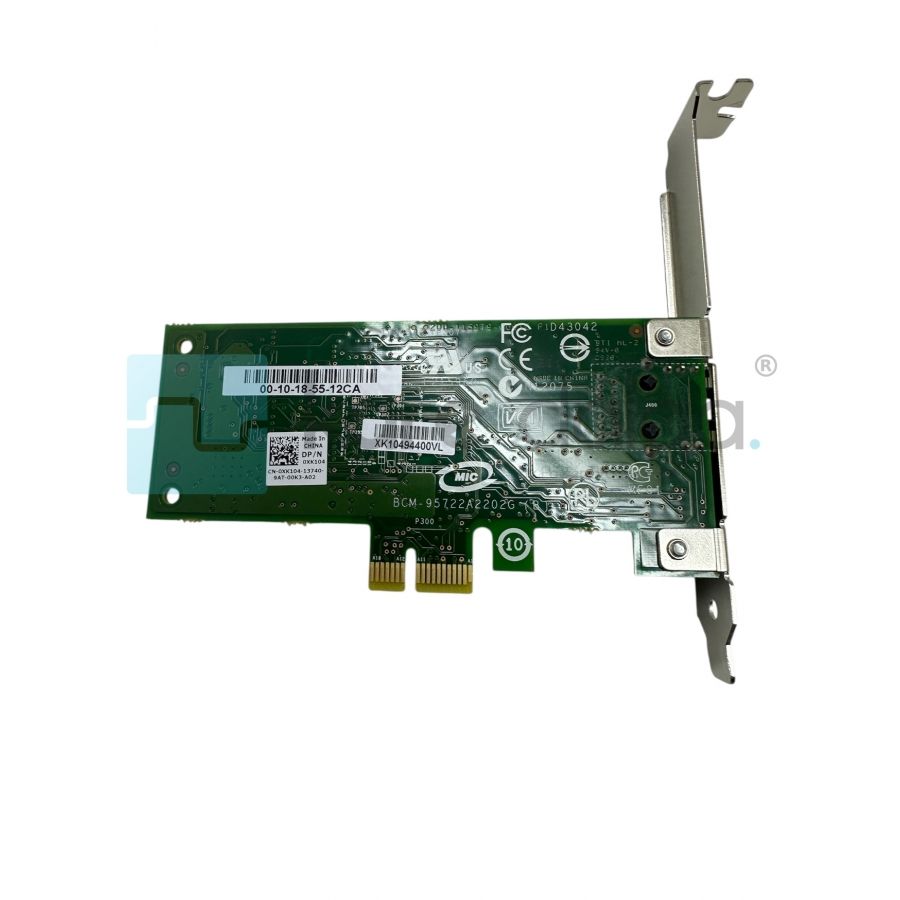 Broadcom BCM95722A2202G PCIe Gigabit Ethernet Ağ Kartı