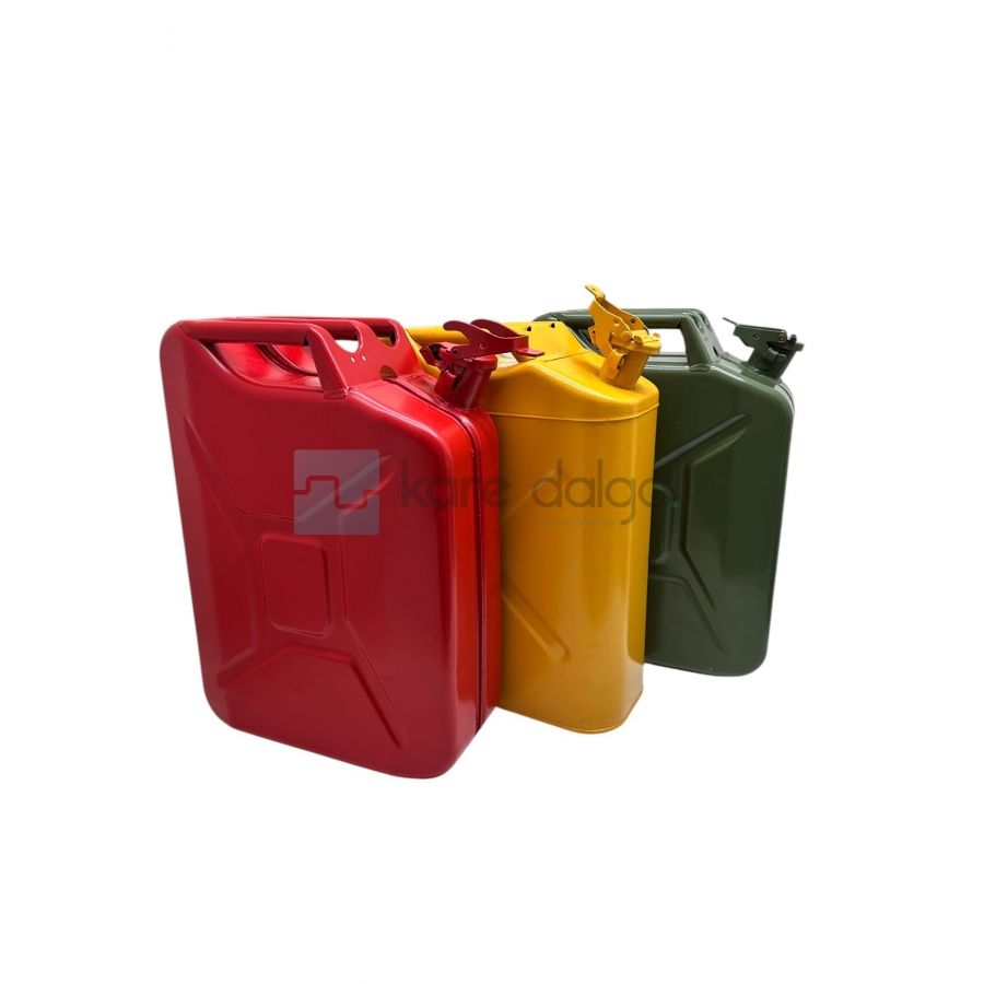 KNC Yeşil Metal Yakıt Bidonu 20L
