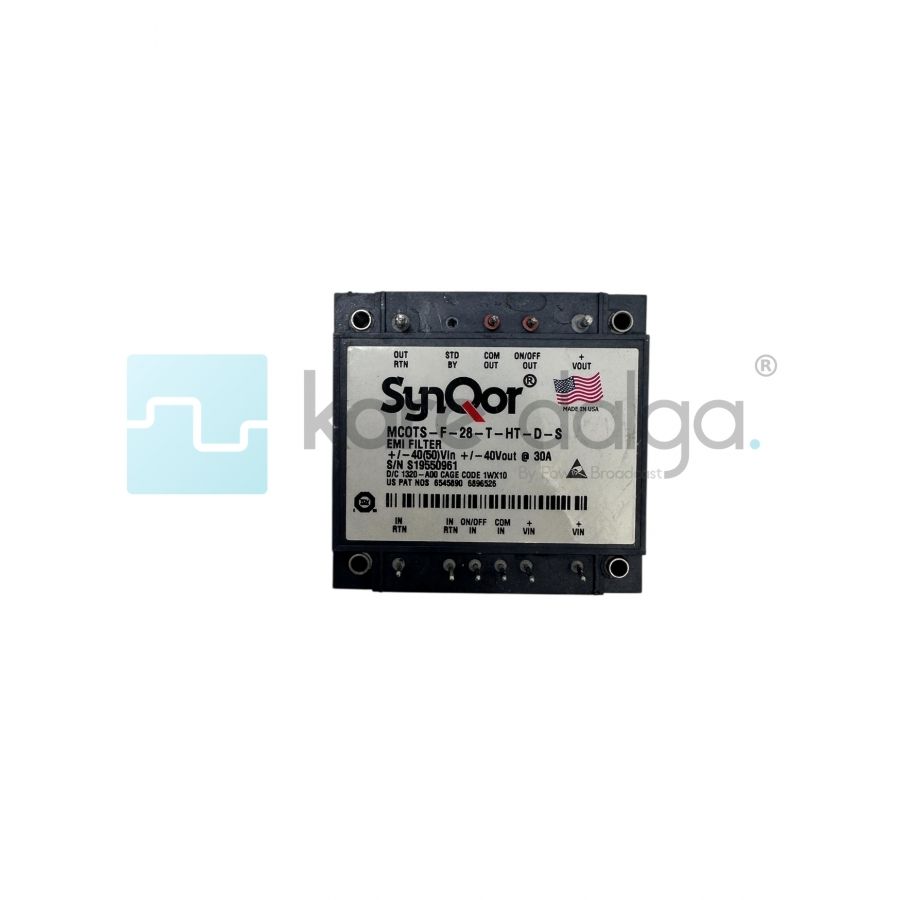 SynQor MCOTS-F-28-T-HT-D-S EMI Filtresi