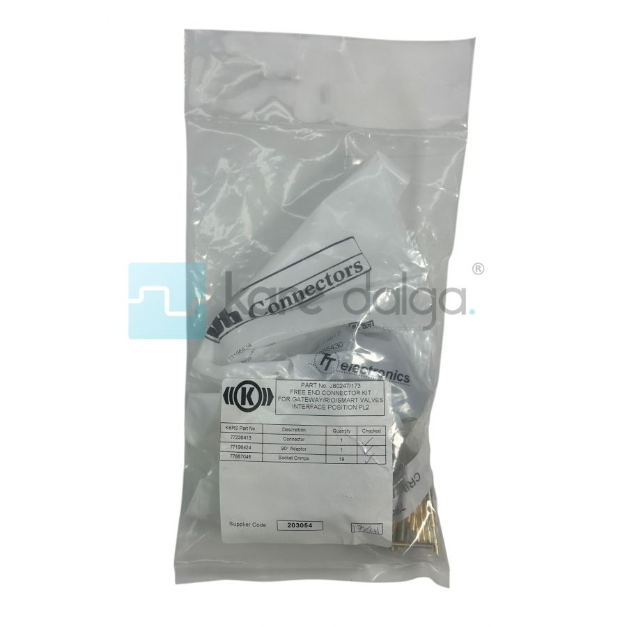 Knorr‑Bremse J80247/173 Serbest Uçlu Konnektör Kiti